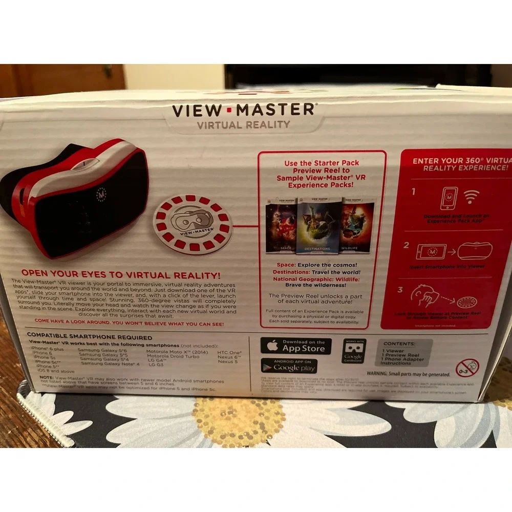View Master Virtual Reality‎ Starter Pack VR Headset Viewer  Wildlife Experience